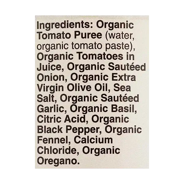 Organic Pasta Sauce Marinara, 25.5 OZ 4