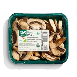 Organic Sliced White Mushrooms