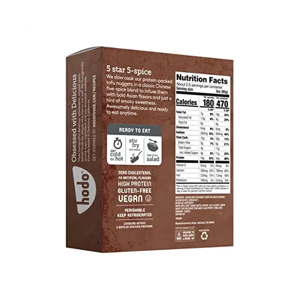 Organic Five Spice Tofu Nuggets, 8 OZ 3