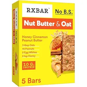 Honey Cinnamon Peanut Butter Bars 5 Count, 1.9 OZ