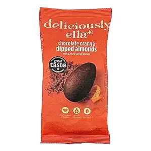 Chocolate Orange Dipped Almonds, 90 GR