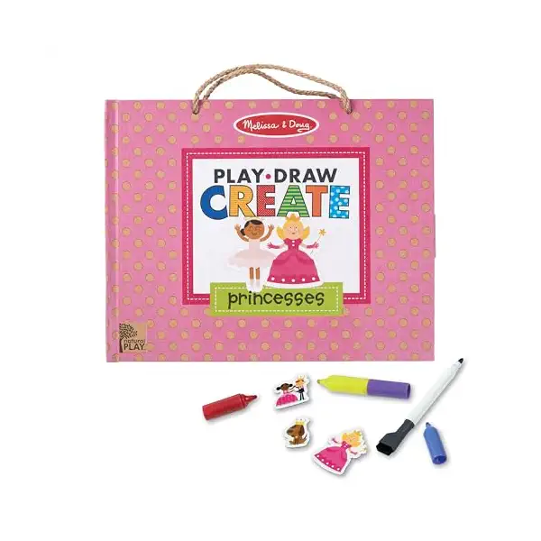 Princess Play Draw Create Book, 1 EA 1