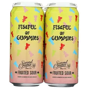 Fistful of Gummies Fruited Sour 4pk Cans, 16 FZ