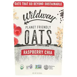 Organic Raspberry Chia Oats, 9 OZ