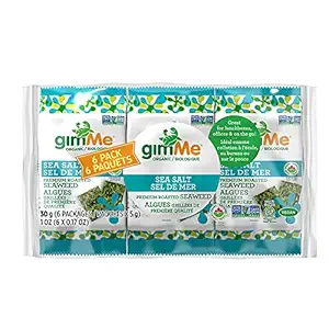 Organic Roasted Sea Salt Seaweed, 30 GR