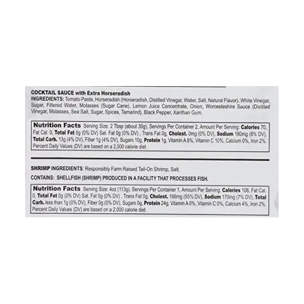 Farmed Tail On Shrimp Cocktail With Sauce, 6 OZ 3