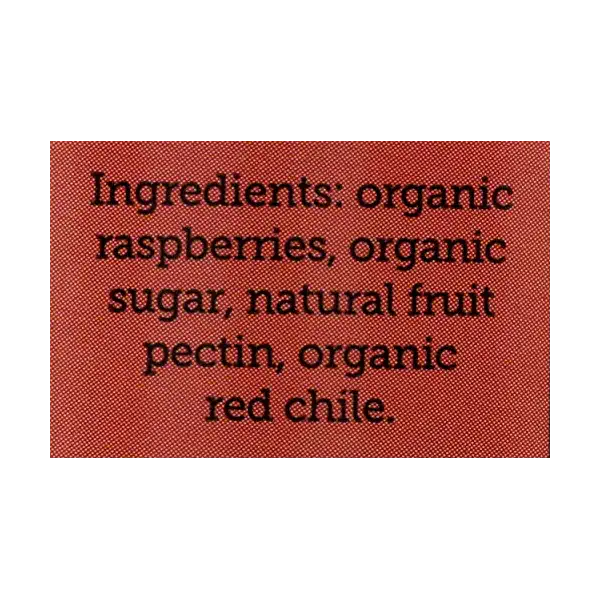 Organic Raspberry Red Chile Jam Low-sugar Organic Raspberry Jam Withchile 4