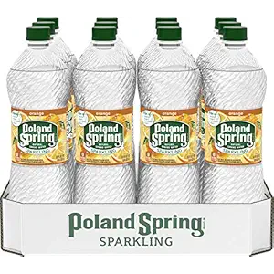 Orange Sparkling Water 12 Pack, 33.8 FZ
