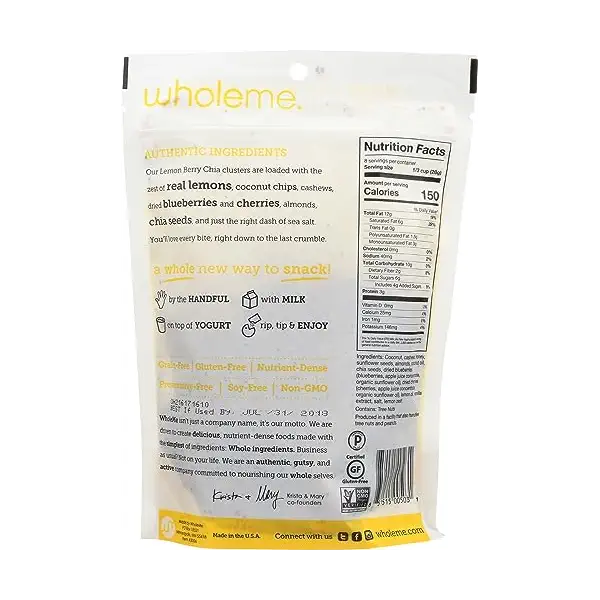 Lemon Chia Granola, 8 OZ 2