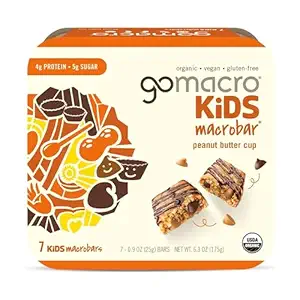 Organic Peanut Butter Cup Kids Bars, 6.3 OZ