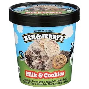 Milk & Cookies Ice Cream, 1 PT