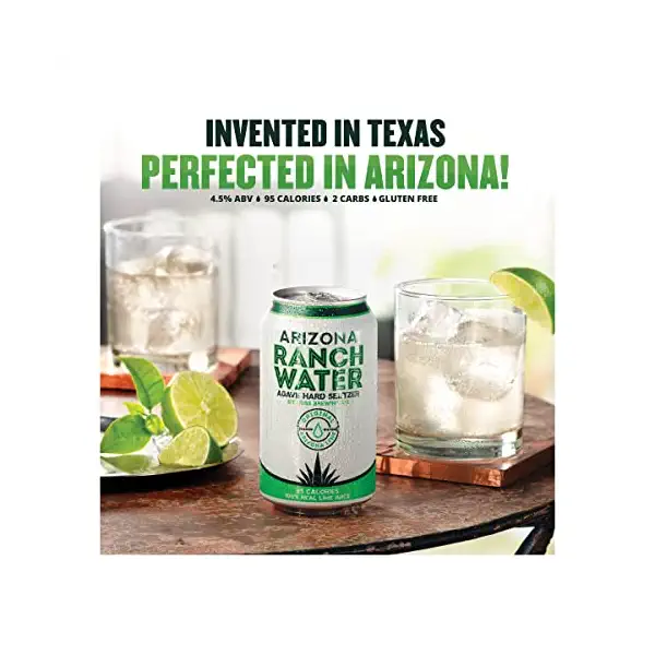 Lime Ranch Water Hard Seltzer 6pk Cans, 12 FZ 4