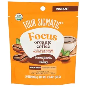 Organic Multi Serve Focus Instant Coffee, 1.76 OZ