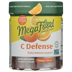 Organic Tangy Citrus C Defense Gummies, 70 CT
