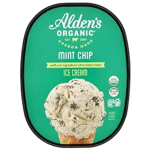 Organic Mint Chip Ice Cream, 1.5 QT
