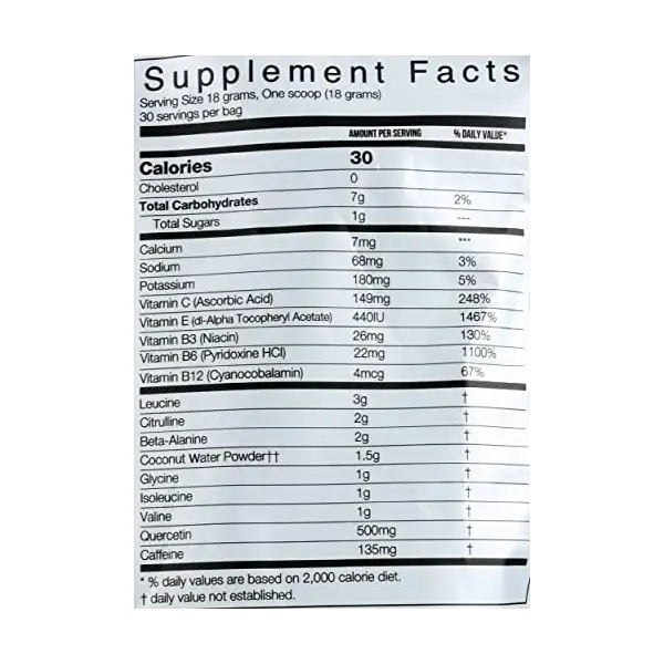 Preworkout Push Fruit Punch, 18 OZ 3