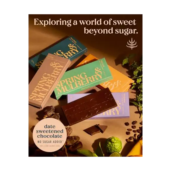 Pure Dark Date Sweetened Chocolate Bar 3