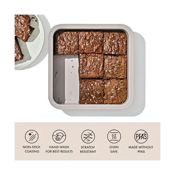 Square Cake Non-Stick Ceramic Pan 9 Inc, 1 EA 2