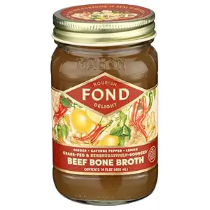 Ginger & Cayenne Beef Bone Broth, 14 FZ