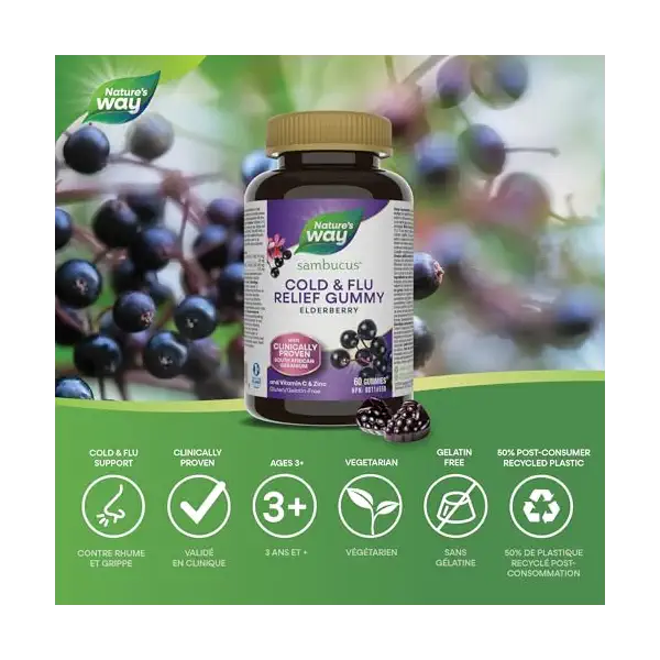 Sambucus Cold & Flu Relief Adult Gummies 3
