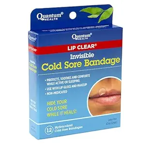 Lip Clear Cold Sore Bandage, 12 CT