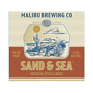 Sea And Sand Mexican Lager 6pk Cans, 12 FZ