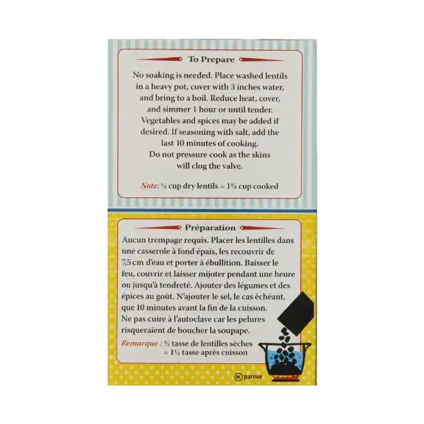 Organic Dry Green Lentils 3