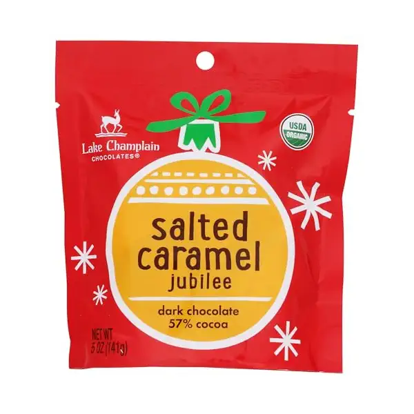 Organic Salted Caramel Dark Chocolate Jubilee Gift Bag, 5 OZ 1