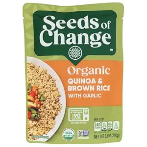 Organic Quinoa & Brown Rice with Garlic, 8.5 OZ