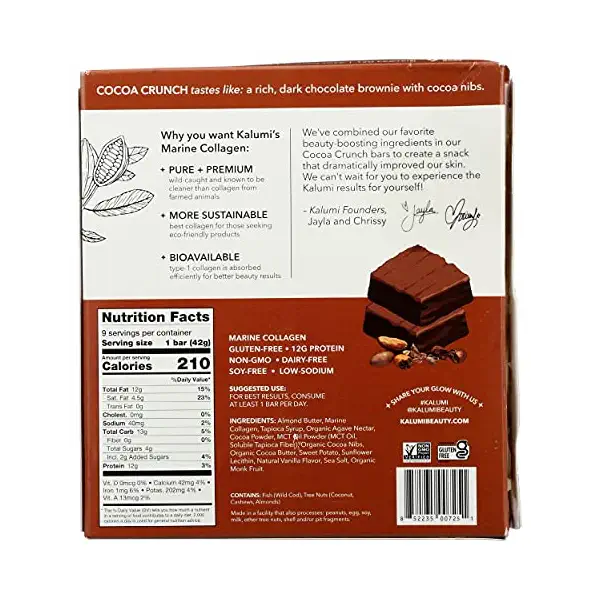 Cocoa Kiss Beauty Food Protein Bar, 1.48 OZ 3