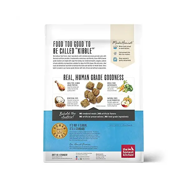 Grain Free-Turkey Whole Food Clusters Dry Dog Food, 5 LB 2