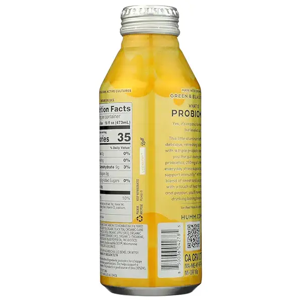 Organic Pnappl Trmeric Probiome Kombucha, 16 FZ 4