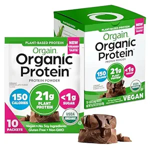 Organic Chocolate Protein Powder 10 Count, 16.2 OZ