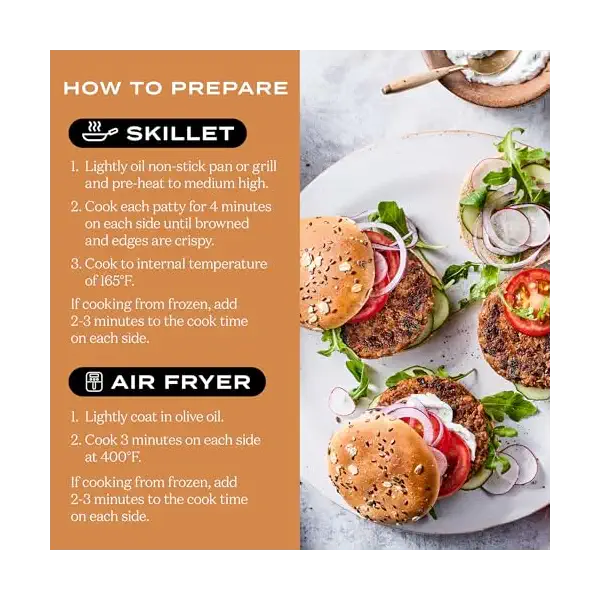 Classic Smokehouse Veggie Burger, 8 OZ 4