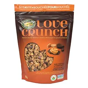 Organic Dark Chocolate & Peanut Butter Granola, 325 GR
