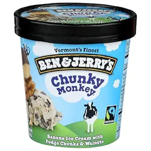 Chunky Monkey Ice Cream, 1 PT
