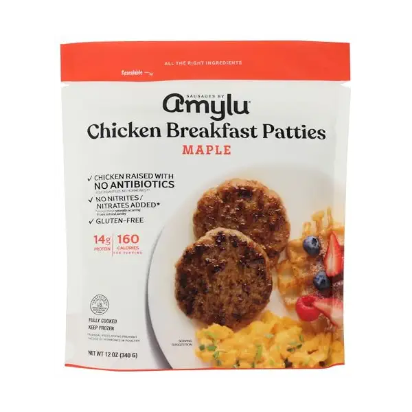 Maple Chicken Breakfast Patty, 12 OZ 1