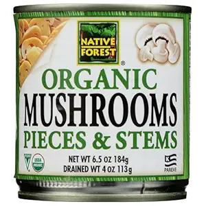 Organic Mushroom Stems And Pieces, 6.5 OZ