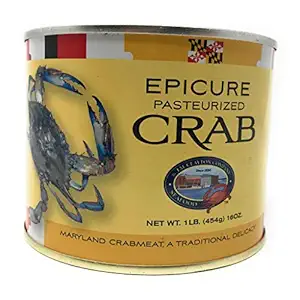 Pasteurized Md Lump Crabmeat, 16 OZ