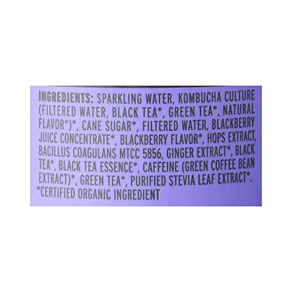 Organic Blackberry Hops Kombucha, 15.2 FZ 3