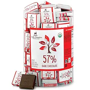 Organic Dark Chocolate Square 57%, 0.4 OZ