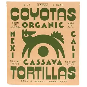 Organic Large Cassava Tortillas, 13 OZ