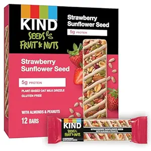 Strawberry Sunflower Seed Bar 12 Count, 1.4 OZ