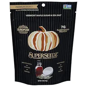 Vermont Maple Sugar & Sea Salt Pumpkin Seeds, 4 OZ