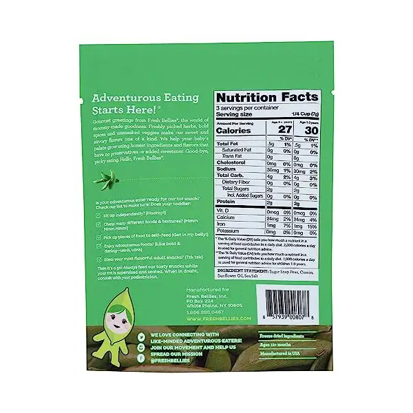 Peas and Love Snap Pea and Cumin Snack, 0.75 OZ 2