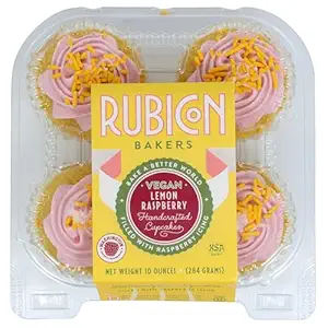 Lemon Raspberry Cupcakes 4pk, 10 OZ