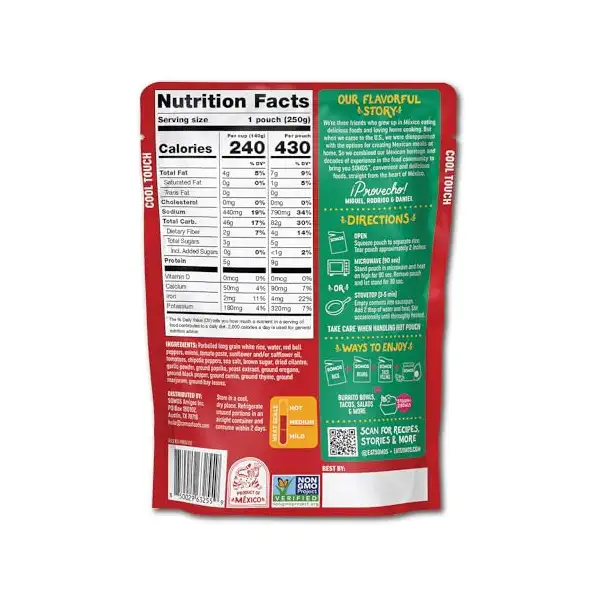 Chipotle White Rice, 8.8 OZ 4