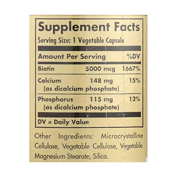 BIOTIN 5000 MCG SUPER POTENCY 3