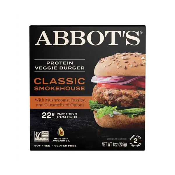 Classic Smokehouse Veggie Burger, 8 OZ 1