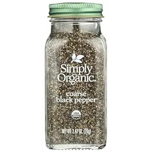 Organic Coarse Black Pepper, 2.47 OZ